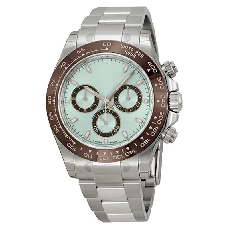 Топ продаж AAA Роскошные мужские часы day-tona керамический ободок сапфировое стекло