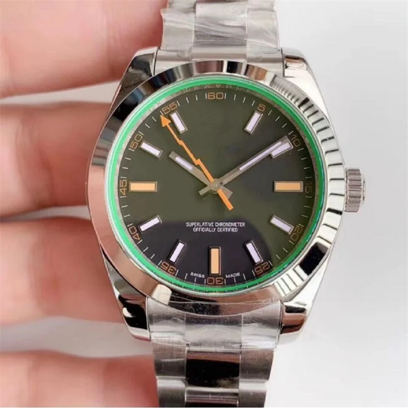 

Luxury Automatic watches Mechanical 116400 Stainless Steel Men Water Resistant Mens Wrist Watch Casual Wristwatches Watcheses