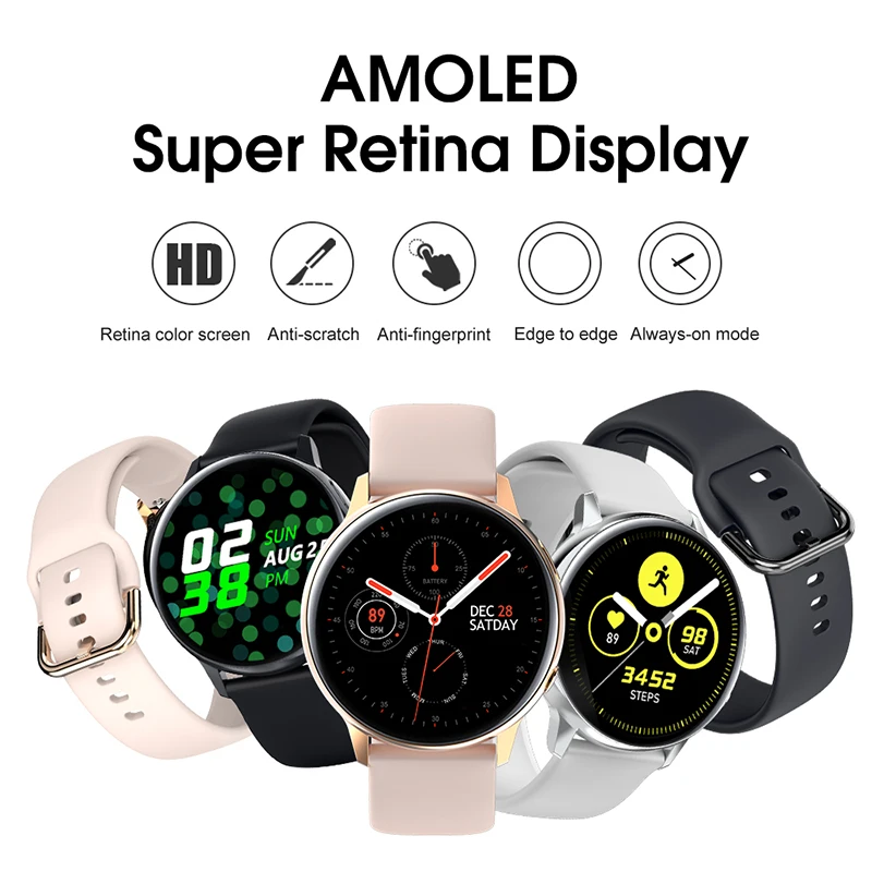 Умные часы Full touch HD для мужчин и женщин спортивный монитор здоровья