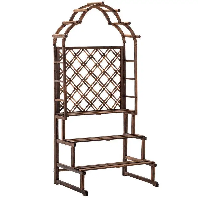 

Suporte Flores Plantenstandaard Huerto Urbano Escalera Decorativa Madera Stojak Na Kwiaty Shelf Outdoor Plant Rack Flower Stand