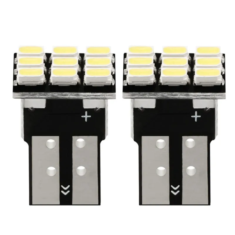 

2-10Pcs Car Led White T10 W5W 1206 3020 9Smd Car LED Auto Marker Bulb Interior Lamp Clearance Light 12V DC Parking Light Bulbs