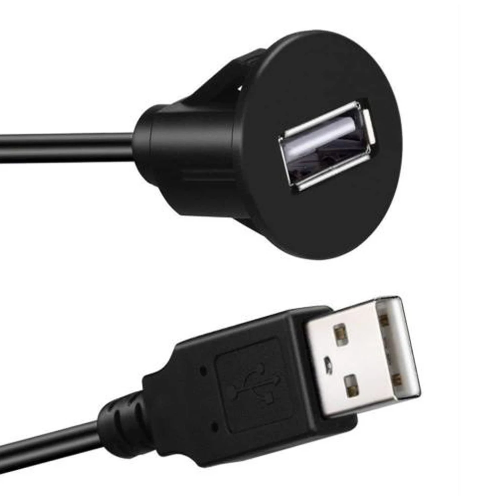 1 м 2 квадратный круглый Автомобильный USB 0 Многофункциональный кабель-удлинитель