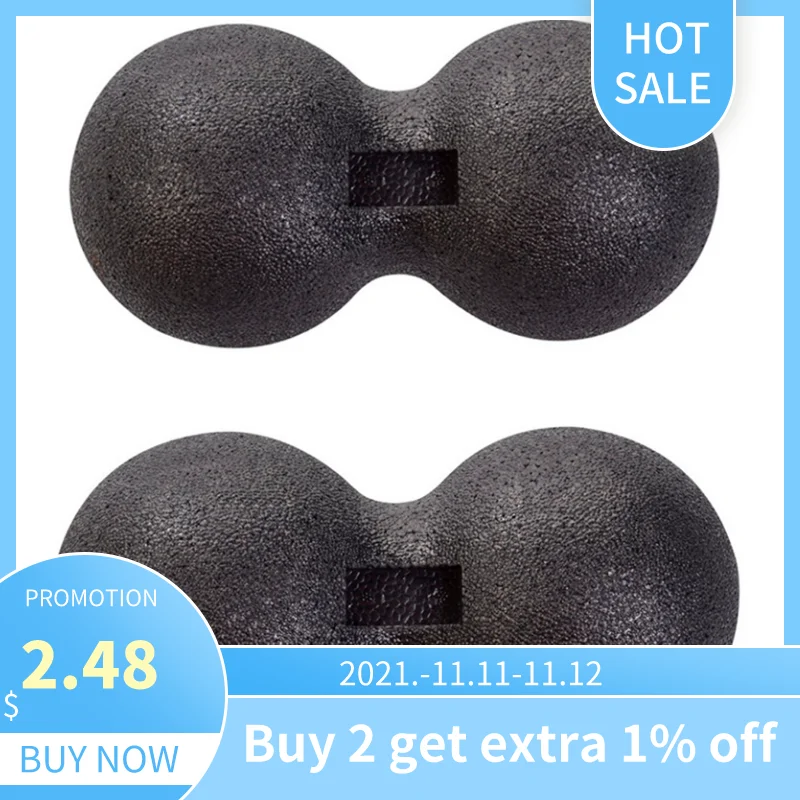 

Epp Fitness Peanut Massage Ball Fascia Massager Roller Pilates Yoga Gym Relaxing Exercise Equipment Fitness Balls S