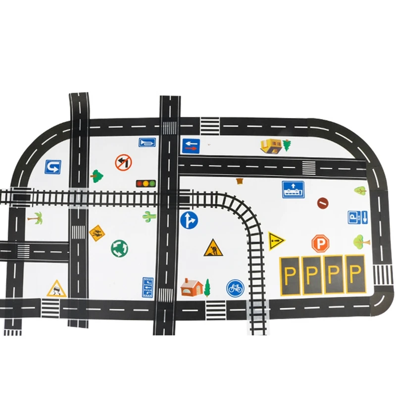 11 шт. дорожный набор для железной дороги васи клейкая лента наклейка широкая