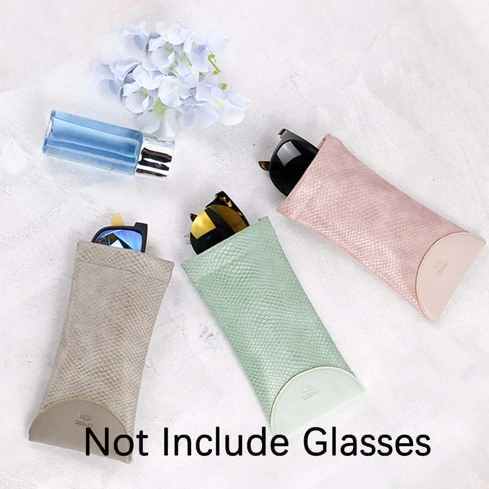 Чехол для очков s модный футляр из искусственной кожи со змеиным узором сумка