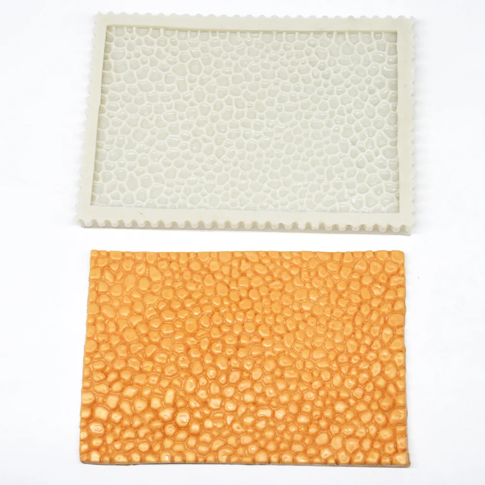 New Ceramic Tile Jewelry Crystal Lace Mat Fondant Cake Silicone Mold Birthday Wedding Decoration DIY Cake Decorating Tools
