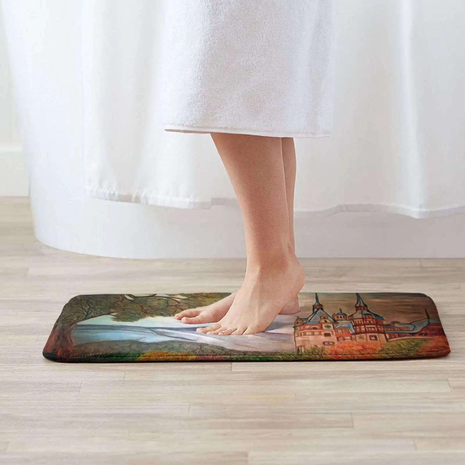 My цветной карандаш рисунок замка Пелеса округ Прахова Румыния 3D товары для дома