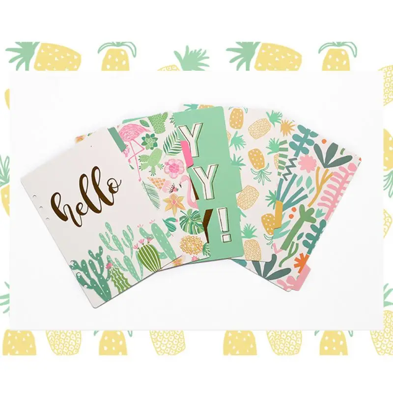 Металлическое свободное кольцо обруч для книги с листьями многофункциональный