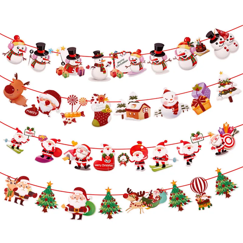 PATIMATE Christmas Wooden Train Merry Christmas Decorations For Home Christmas Ornaments Xmas Navidad Gift New Year