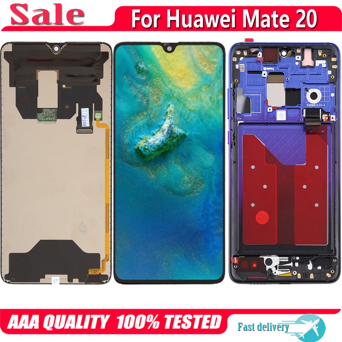 Original Display For Huawei Mate 20 Mate20 LCD Display Touch Screen Replacement Digitizer HMA-L29 HMA-L09 HMA-AL00 HMA-TL00 LCD