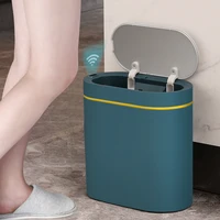 8l narrow slot smart trash can bathroom waterproof trash can sensor trash can living room trash can bathroom accessories