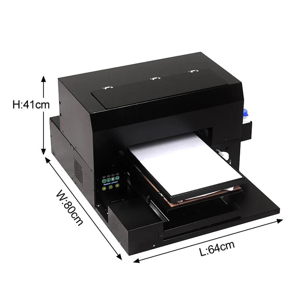 Крупноформатный УФ-принтер Размера A3 для телефона чехол/стекло/металл/кожа/акрил