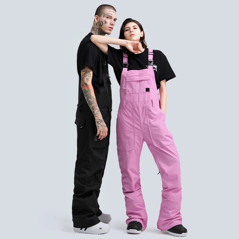 GSOU Снежная пара сноуборд нагрудник анти-холодные брюки зимние мужские женские