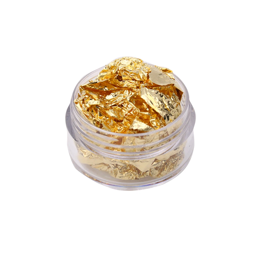 N-Foil01 MIZHSE 1 коробка золото серебристый неправильной формы алюминиевая фольга бумага для ногтей декоративные наклейки для ногтей 3D Блеск DIY Маникюр УФ гель лак - Цвет: N-Foil01