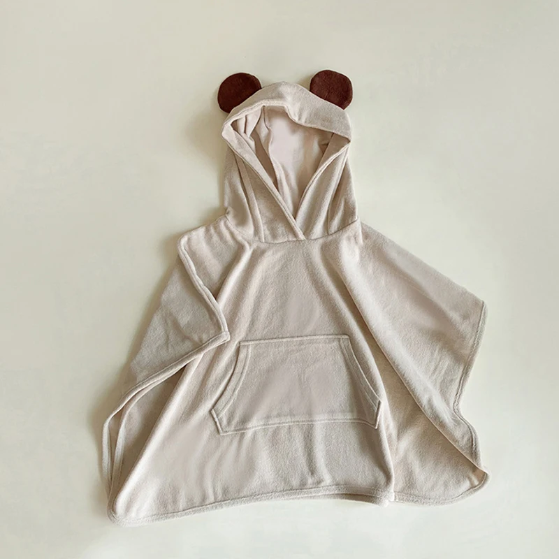 

Bear Leader Newborn Baby Bathrobe 2021 New Fashion Toddler Girls Boys Cartoon Cute Hooded Bath Towels Kids Beach Blanket Pajamas