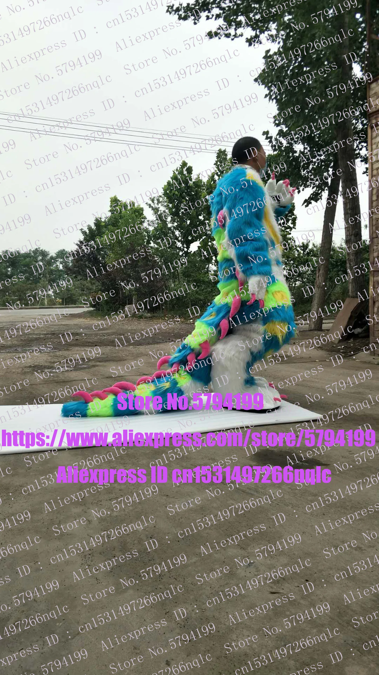 Digitigrade ножки хаски собака лиса волк Fursuit костюм Взрослый мультяшный персонаж