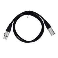 1m wired microphone connect cable mic extension audio adaptor universal male to female xlr cord