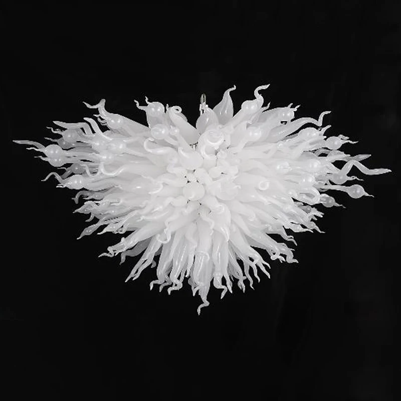 C171 элегантный дизайн полностью белый цветной потолочный светильник из выдувного