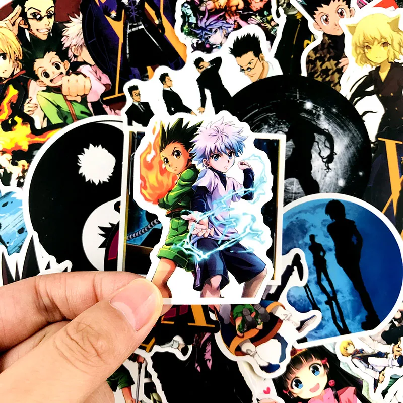 

10/100pcs/lot Cartoon Anime Hunter X Hunter Waterproof Graffiti Stickers For Laptop Luggage Motorcycle Skateboard Bicycle Helmet