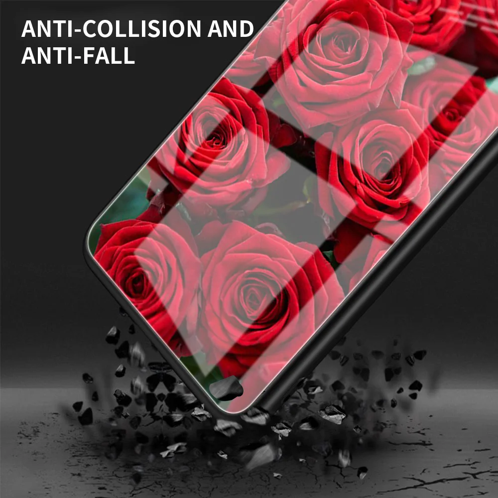 Стеклянный чехол для Samsung Galaxy A51 A71 A50 A21s A52 M31 A70 A72 A31 A91 A30 M51 M11 из закаленного стекла