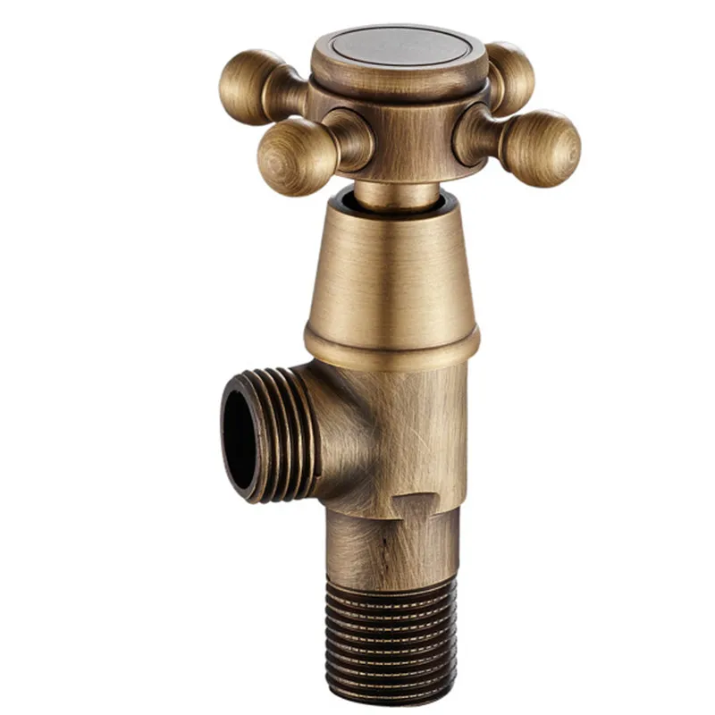 

Free Shipping European Style Copper Bathroom Toilet Angle Valve Antique Bronze Toilet Faucet Bidets Valve F1/2"x1/2" Water Fill
