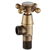 free shipping european style copper bathroom toilet angle valve antique bronze toilet faucet bidets valve f12x12 water fill