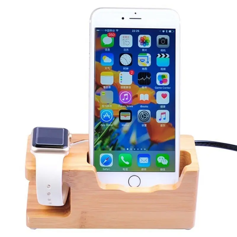 Зарядное устройство с 3 Usb портами для Apple Watch и Phone подставка органайзер держатель