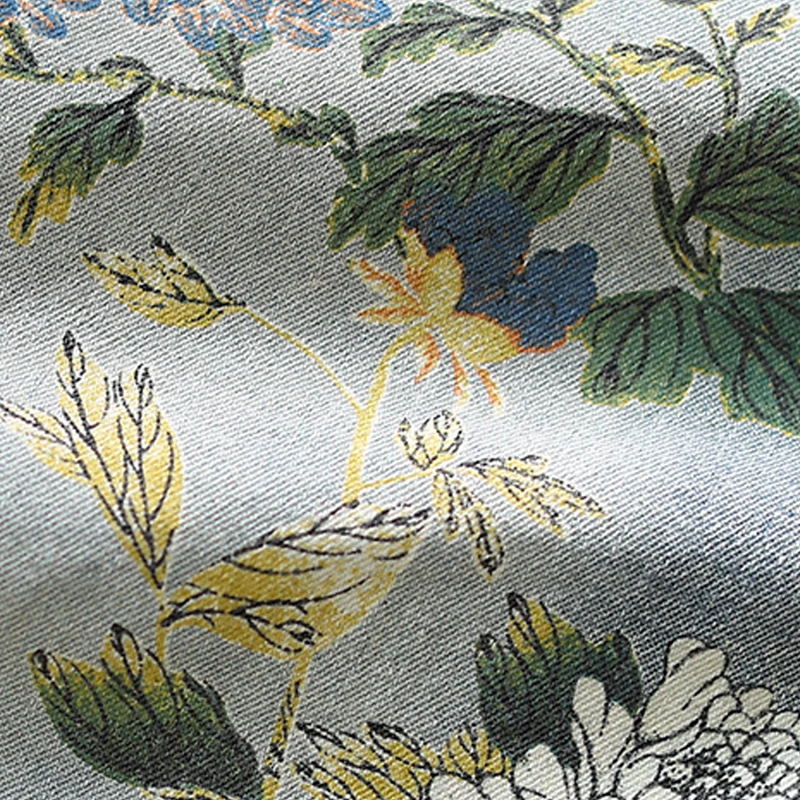 

Women Jeans Denim Pants Capris Retro Vintage Casual Fashion for Summer Big Loose Embroidery Floral Elastic Waist A10221328