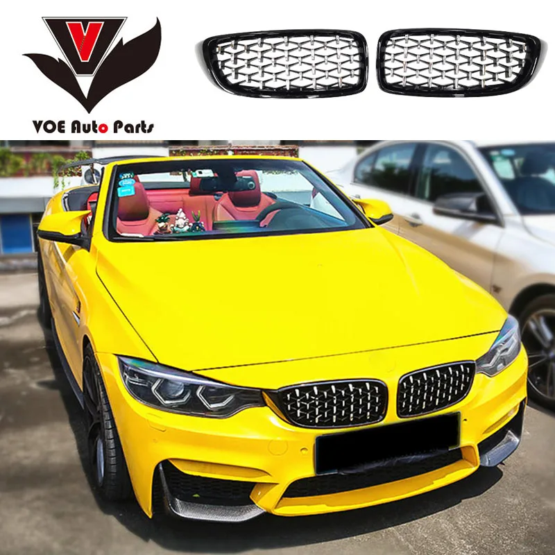 

F32 F33 F36 F82 F83 Diamond Style Front Kidney Grill for BMW 4 Series F32 F33 F36 F82 F83 Racing Grille 2014+