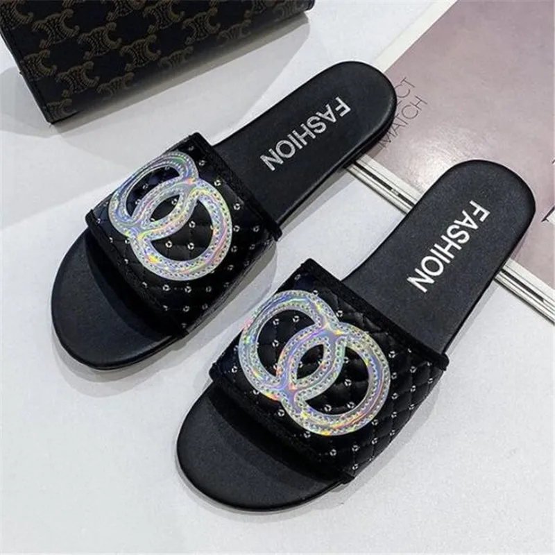 

Summer new women's slides fashion all-match breathable casual bottom womens sandals open-toe platform slippers women shoes