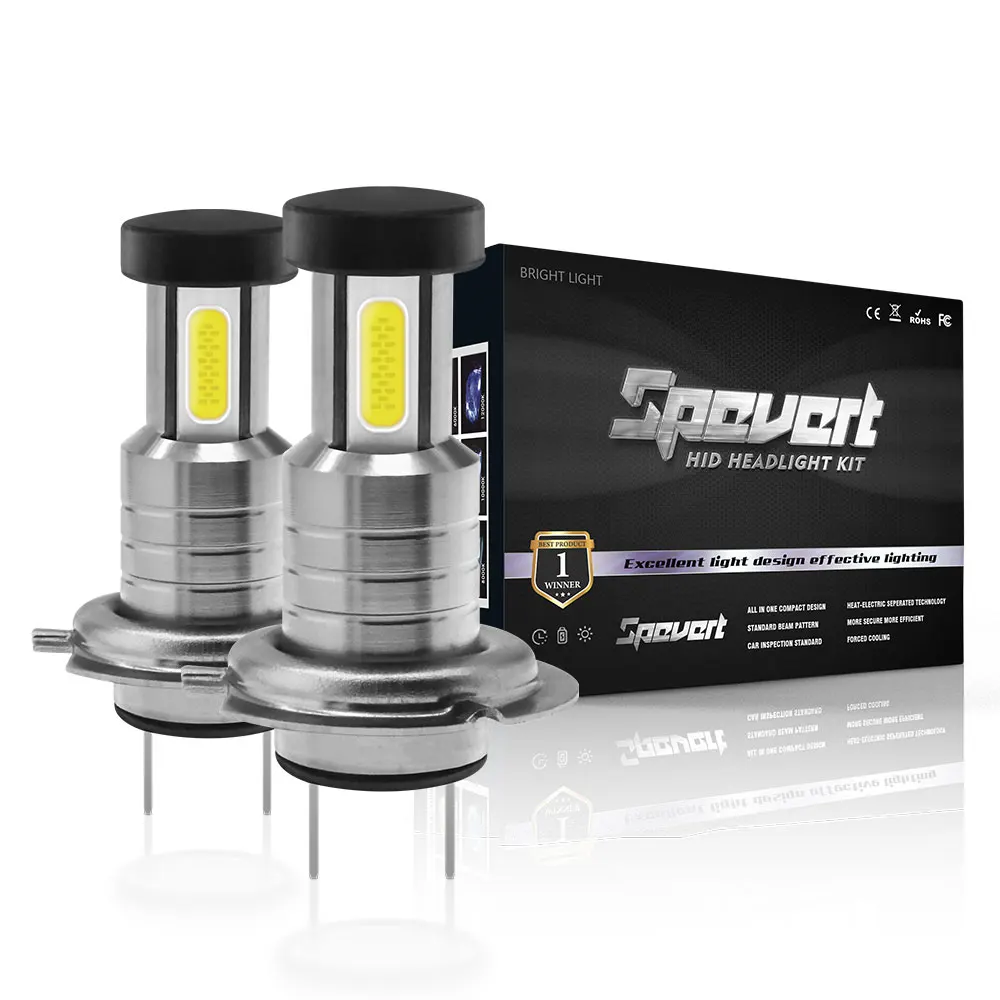 SPEVERT MAX 110W 30000LM H7 светодиодный Canbus фар комплект HXP 5050SMD чип Автомобильные фары лампы