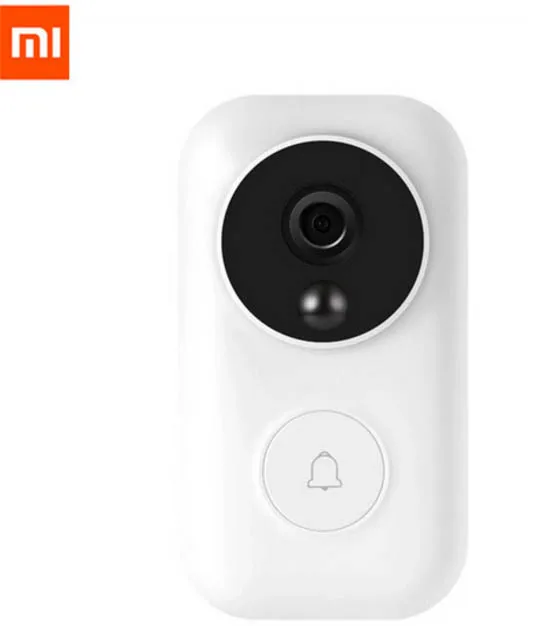 only doorbell Xiaomi Zero AI распознавание лица 720P ИК ночного видения видео дверной звонок набор обнаружения движения SMS Push домофон Облачное хранилище - Цвет: only doorbell