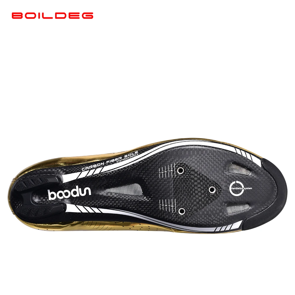 2020 Boodun Road Cycling Shoes Ultralight Carbon Fiber Bike Pro Self-Locking Racing Athletic Zapatos Ciclismo | Спорт и развлечения