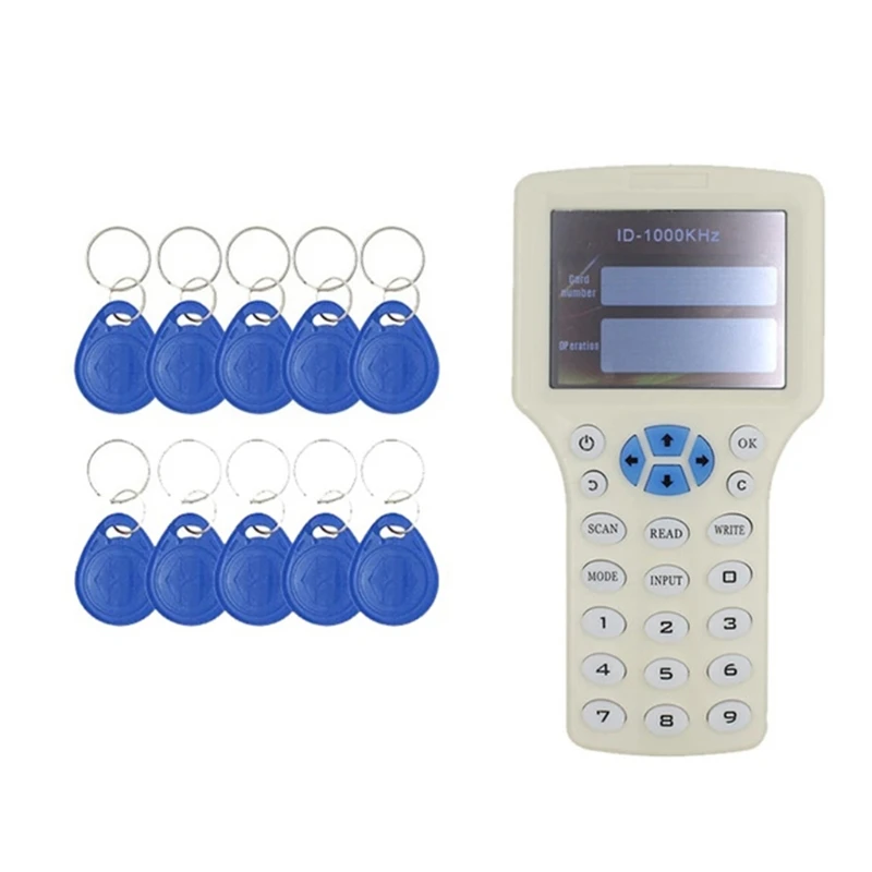 

Handheld IC ID Card Reader Writer Copier Access Smart Cards Duplicator