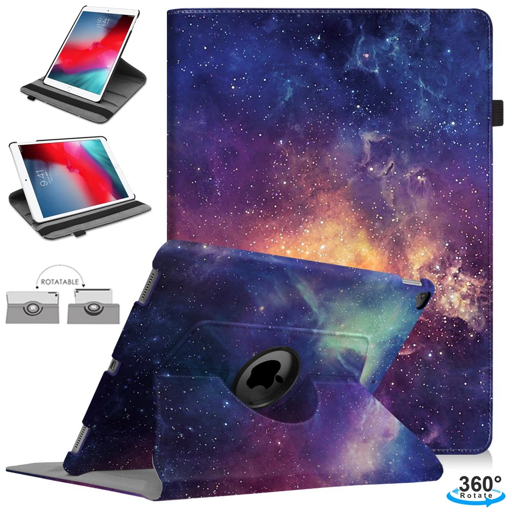 Вращающийся на 360 градусов чехол подставка для IPad 2018 2017 9 7 Air 2 кожаный флип 6 го