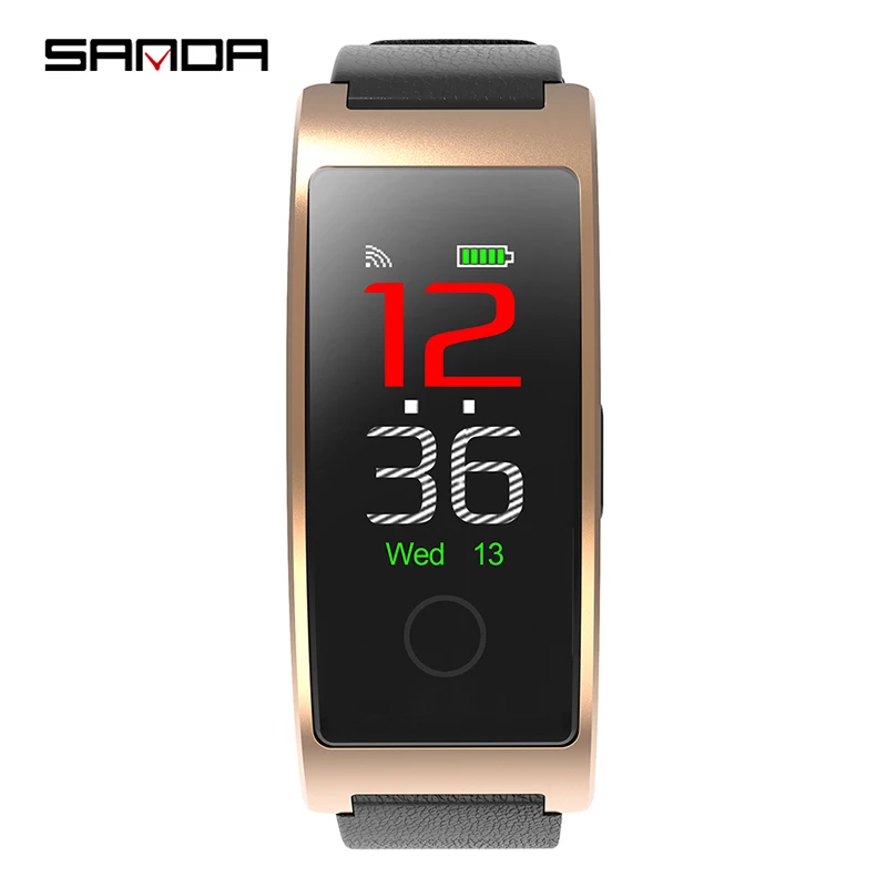 Новинка 2019 умный мужской браслет Sanda часы с сенсорным управлением мониторинг сна