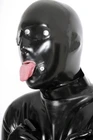 Резиновая маска Gummi 100%, латексные черные сексуальные головные уборы для косплея, вечеринки xs-xxl 0,45 мм