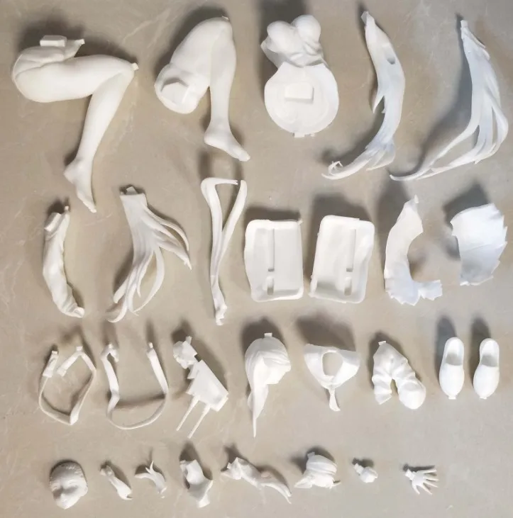 Набор для гаража набор неокрашенных моделей из смолы коллекция 1/6 фигурок Atago