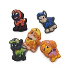 Одиночная распродажа, 1 шт., подвески для обуви из ПВХ для собак, аксессуары для обуви, пряжки, подходят для браслетов, Croc JIBZ, подарок на Рождество для детской вечеринки