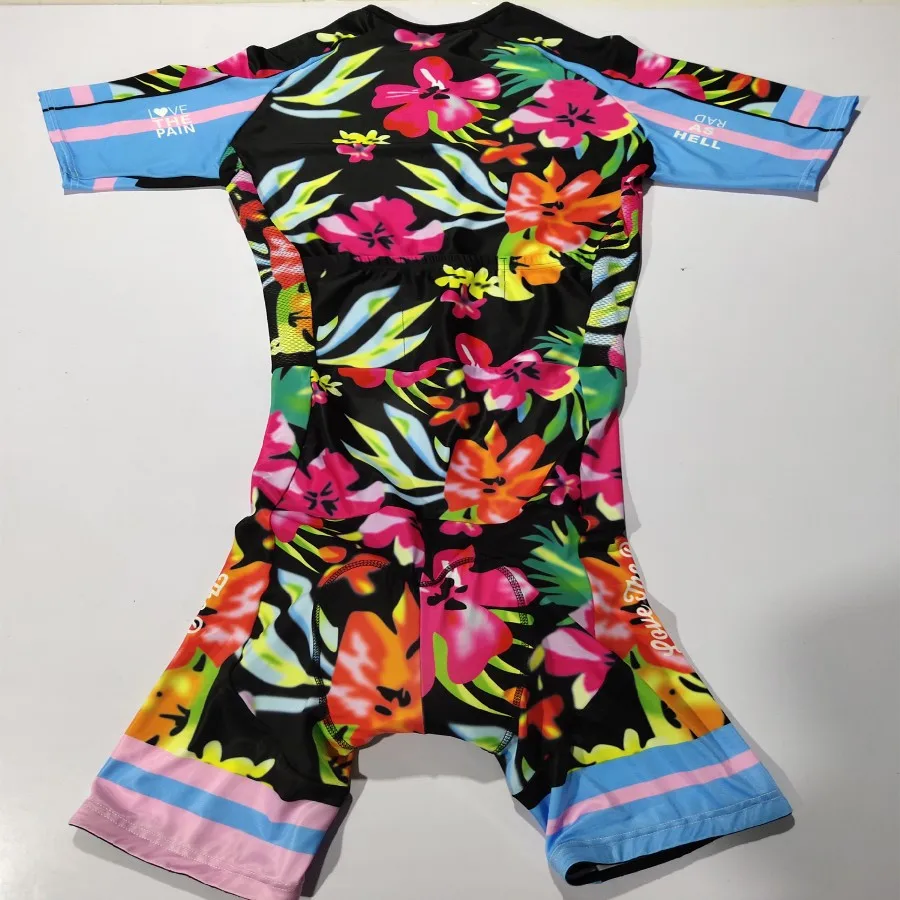 Триатлон любит боль Мужская велосипедная Джерси Быстросохнущий кожаный костюм