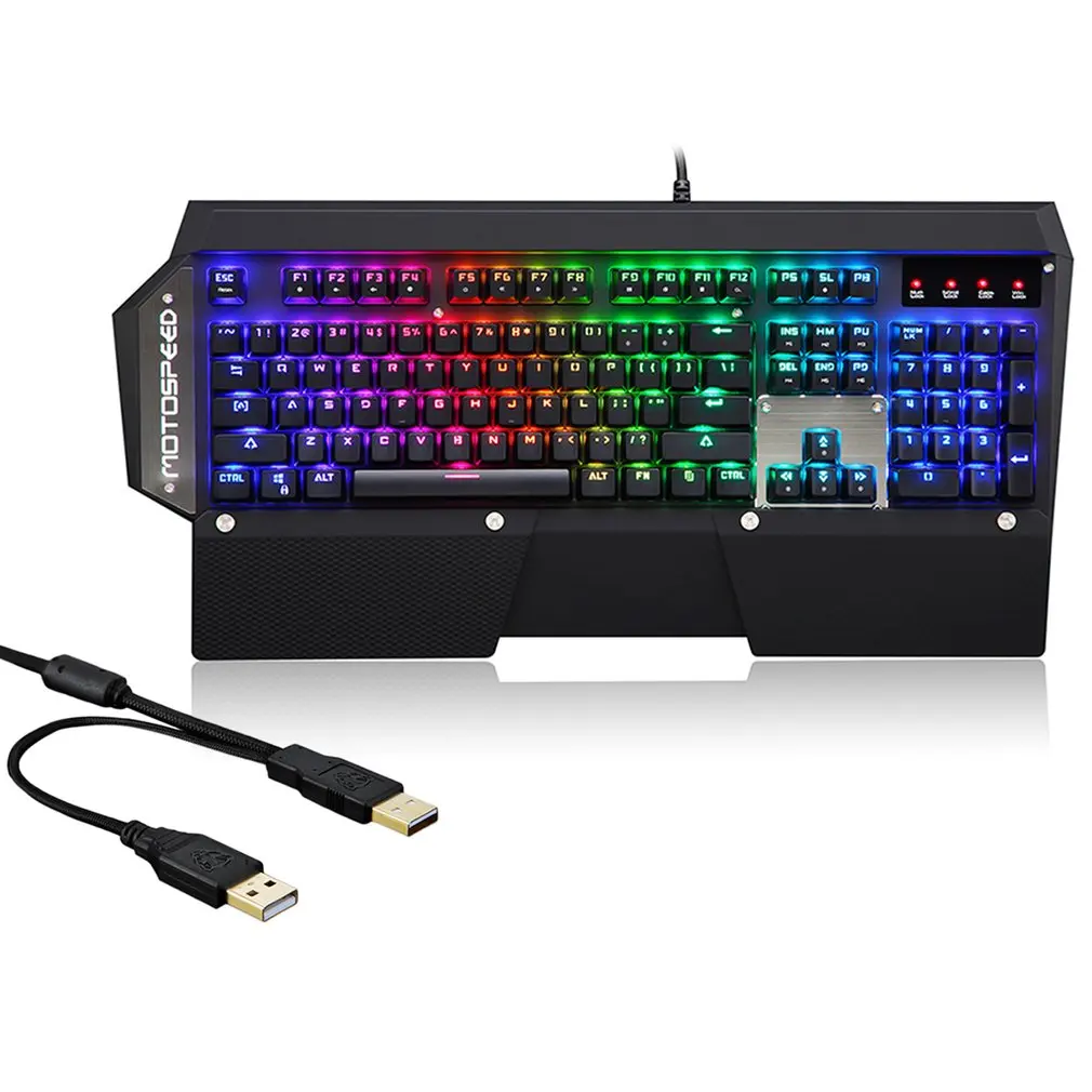 

RGB Backlit Mechanical Keyboard Professional Gaming Keyboard USB Wired Keyboard For PC Laptop Desktop Notebook
