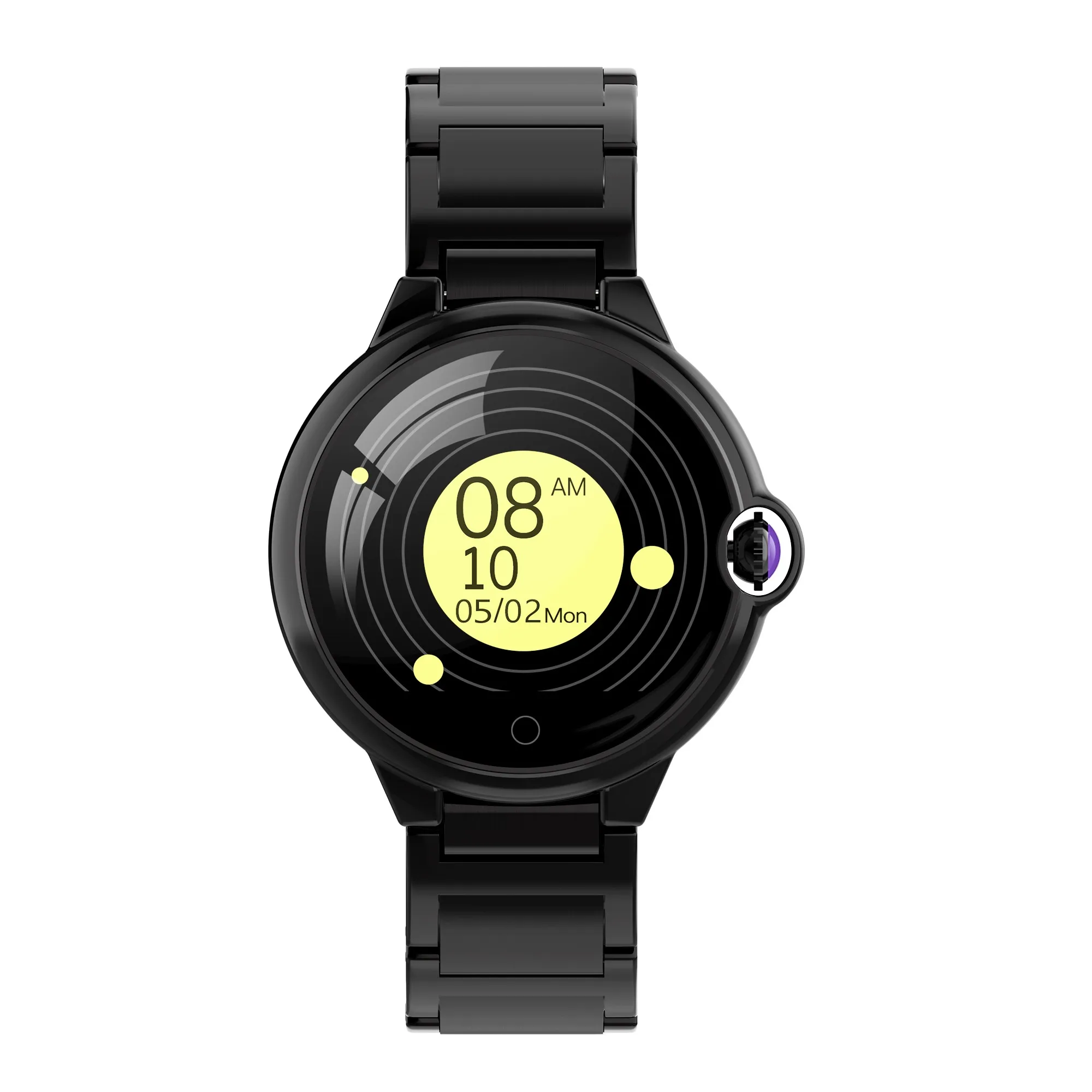 Black Steel Diggro Смарт часы DR88 Bluetooth водонепроницаемый полный большой цветной экран сердечный ритм кровяное давление мониторинг сна классический стиль - Цвет: Black Steel