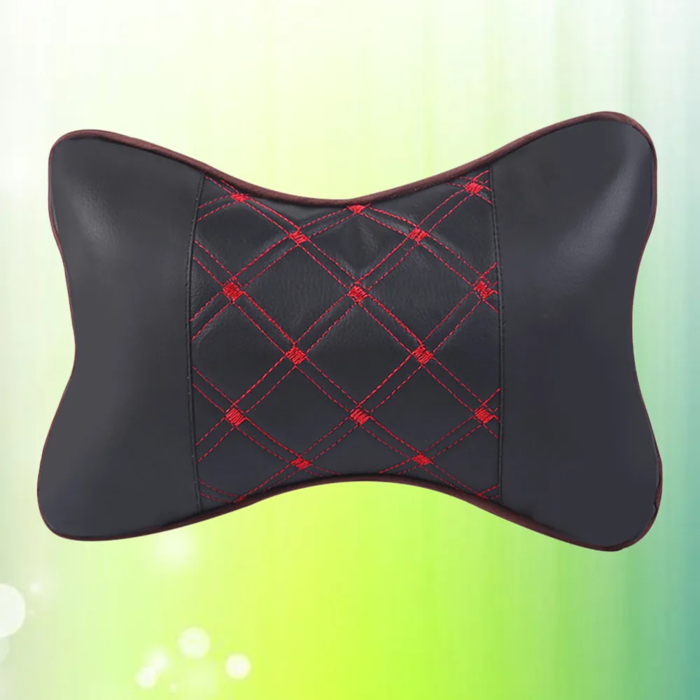 

Car Neck Pillow Breathable Car Headrest Pad Neck Support Cushion Auto Headrest Pillow (Black)