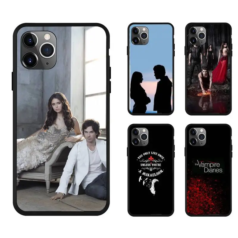 

Vampire Diaries Stefan Damon Salvatore Phone Case For Iphone 5 5S SE 6 6s 7 8 plus X Xr XS 11 12 Mini Pro Max Cover Fundas Coque