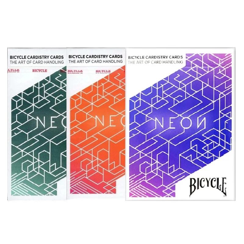 Велосипедный спорт неоновый колода игральных карт USPCC Cardistry карты покер Размеры