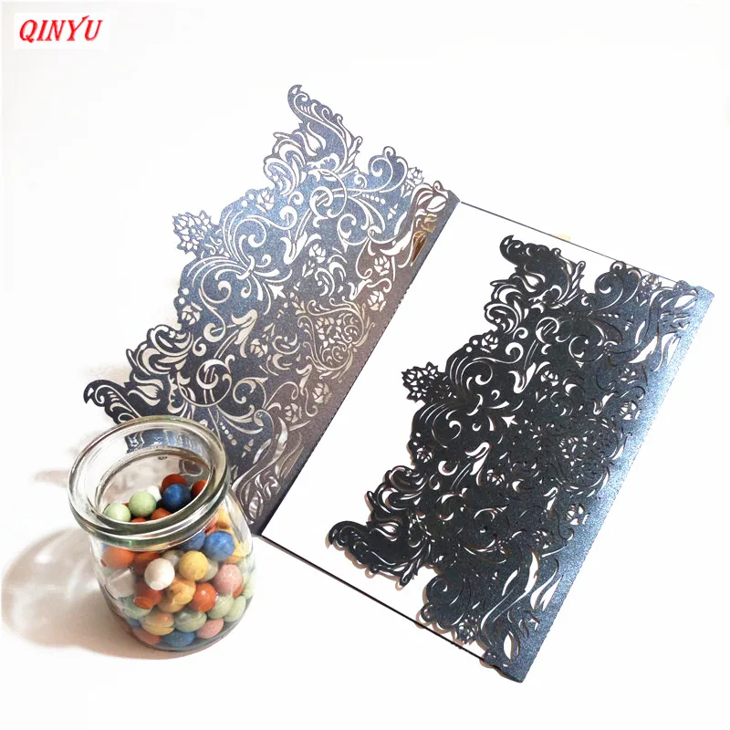 30 шт 12*18 см полые лазерные резки свадебные приглашения место карты Invitaciones De Boda для