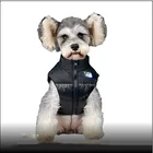 Дизайнерский пуховой жилет для собаки, с изображением мордочки маленького и среднего размера, Зимняя Толстая куртка на белом утином пуху, для французского бульдога, щенка, домашних животных