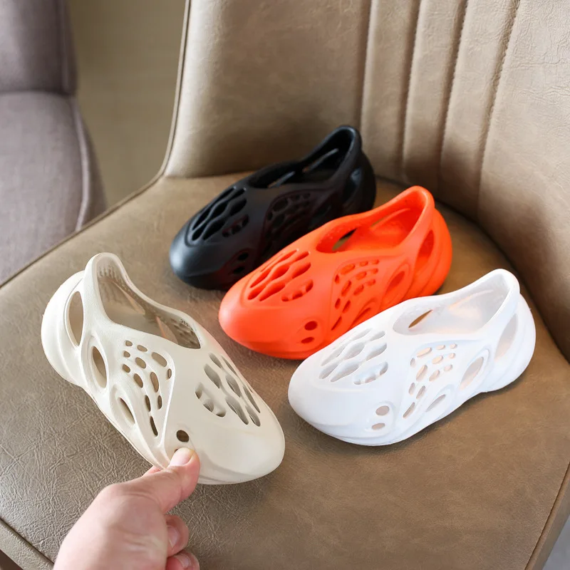 

Fashion Cool Cute Casual Kids Sandals Solid Summer Beach Boys Girls Toddlers Pure Solid New High Quality Children Shoes