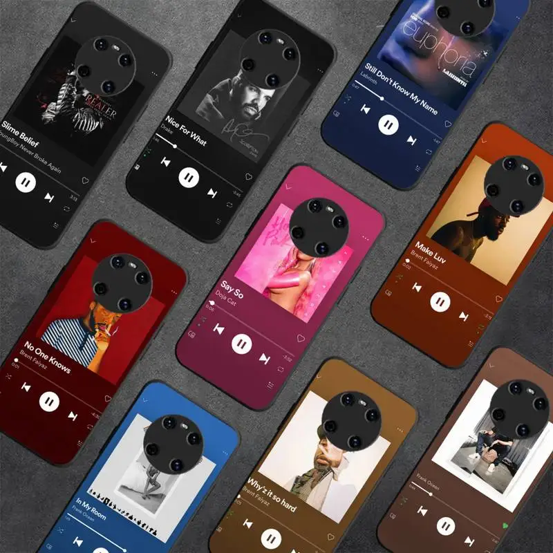 

Aesthetics Songs Lyrics Aesthetic Phone Case For Huawei Y5 Y62019 Y52018 Y92019 Luxury funda case for 9prime2019