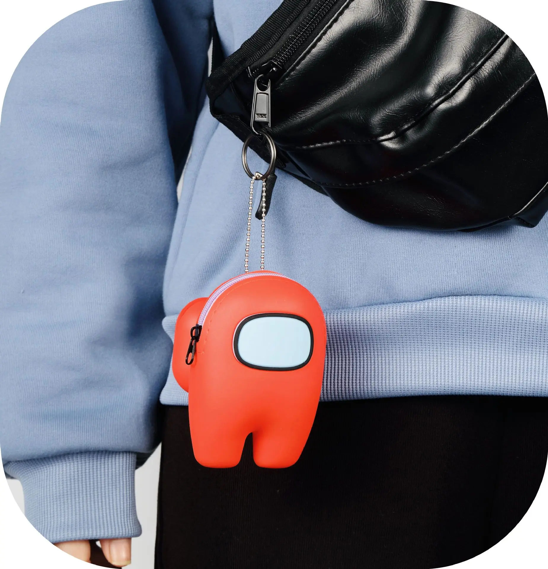 

2021 New Among Us Silicone Coin Purse Headset Bag Toys Anime Game Storage Bag Pendant Decoration Children's Birthday Gifts